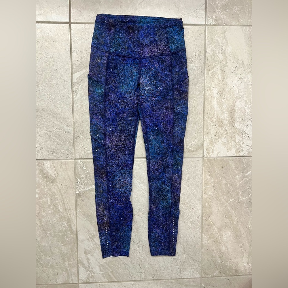 Lululemon Limited Edition Galaxy Fast and Free Leggings